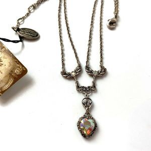 Kenny Ma S.F. Rhinestone Heart Drop Crystal